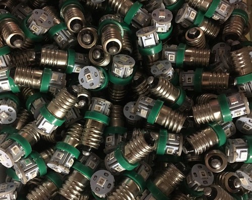 Screw base - (25)(green, led)screw