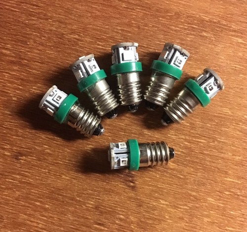 Screw base green - base, 6v-8v