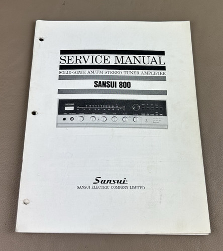 Sansui 800 solid - state, am/fm